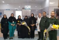 تقدیر از زحمات پرستاران مهدیشهری در روز پرستار