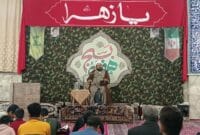 تجلیل از پیشکسوتان و دانش‌آموزان در کنار سخنرانی معاون سیاسی سپاه استان سمنان