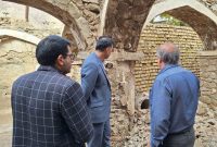 شهردار شهمیرزاد و رئیس اداره میراث فرهنگی مهدیشهر از مسجد تاریخی میدان شهمیرزاد
