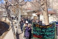 مراسم باشکوه عزاداری حضرت فاطمه زهرا (س) در شهمیرزاد برگزار شد.