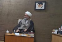 دیدار فرماندار مهدیشهر با نماینده ولی فقیه