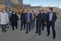 گلرو و خداداد از بیمارستان ۱۵ خرداد مهدیشهر بازدید کردند
