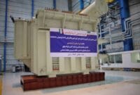 رونمایی از بزرگ‌ترین ترانسفورماتور کوره قوس الکتریکی ساخت ایران در شهمیرزاد