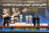 کسب مدال برنز توسط ترنم ملک احمدی در مسابقات کاراته جوانان کشور