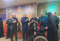 ۴۰ ویلچر به معلولان نیازمند استان سمنان اهدا شد