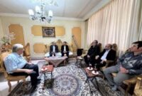 دیدار و تجلیل مدیرکل فرهنگ و ارشاد اسلامی سمنان از فعال فرهنگی اجتماعی مهدیشهر