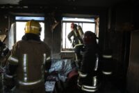 آتش‌سوزی ساختمان مسکونی در سمنان؛ ۷ نفر مصدوم شدند