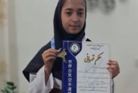 درخشش بانوی نونهال شهمیرزادی در رقابت‌های کشوری کاراته