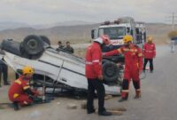 نجات راننده پراید در محور شهمیرزاد- سمنان؛ بهای غفلت سنگین است