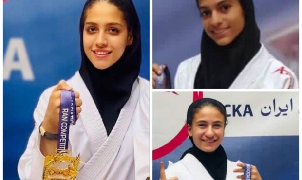 دختران کاراتهکای مهدیشهری سه مدال طلا صید کردند دختران کاراتهکای مهدیشهری سه مدال طلا صید کردند