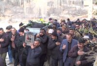 پیکر مطهر شهربانو احمدیان چاشمی در گلزار شهدای چاشم آرام گرفت