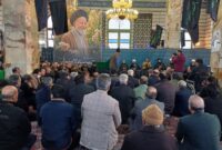 وداع باشکوه مهدیشهر با پیکر آیت‌الله شاهچراغی (ره)