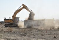 عملیات خاک برداری ۲۰ خیابان سایت ۵۵ هکتاری مسکن ملی سمنان پایان یافت