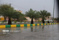 بارش باران در استان سمنان؛ هوا سردتر شد
