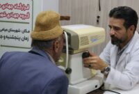 ارائه ۵۰۰ خدمت رایگان چشم‌پزشکی در کالپوش