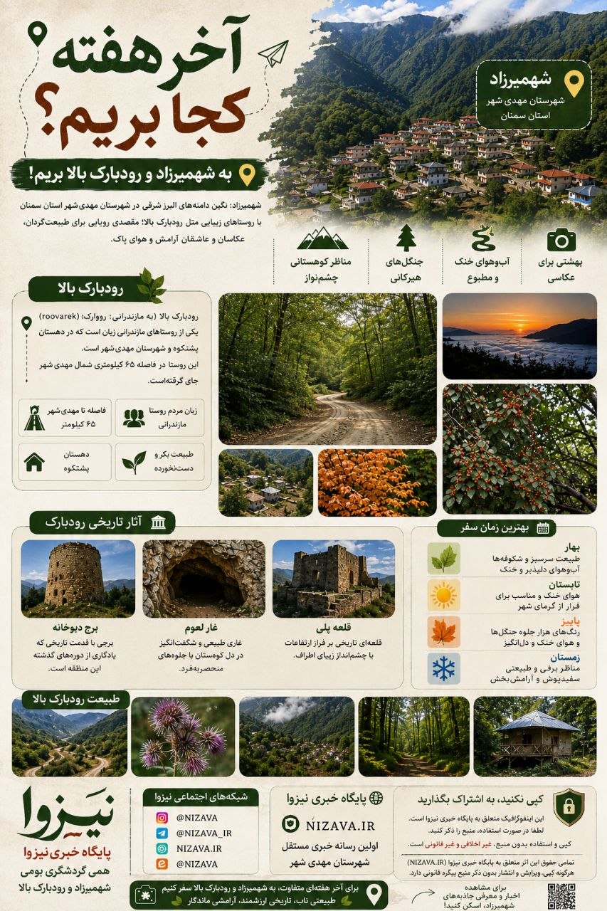 رودبارک بالا؛ جایی میان ابرها و طبیعت