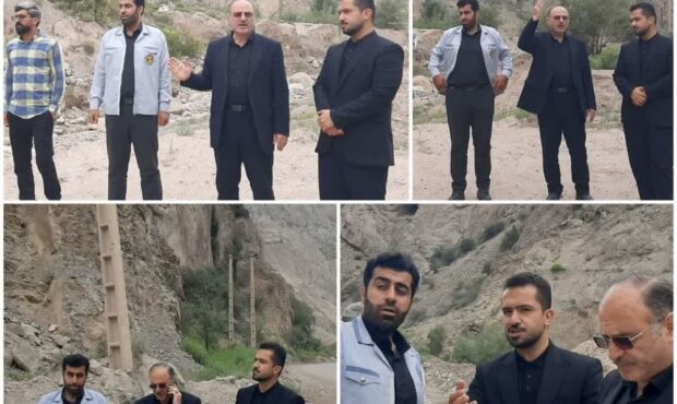 بازدید فرماندار سوادکوه از پروژه تعریض و آسفالت محور خطیرکوه
