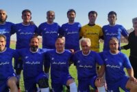 پیروزی منتخب پیشکسوتان سنگسر برابر نیزوای چاشم در دیدار رفت انتخابی شهرستان مهدی‌شهر