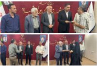 تجلیل از خبرنگاران و اصحاب رسانه در شهرداری شهمیرزاد