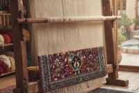 قالیبافی مهدی‌شهر زیر فشار هزینه و بازار است