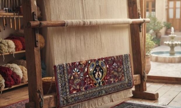 قالیبافی مهدی‌شهر زیر فشار هزینه و بازار است