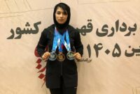 نایب‌قهرمانی وزنه‌بردار مهدیشهری در مسابقات قهرمانی کشور