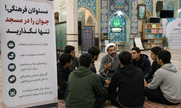 مسئولان فرهنگی! جوان را در مسجد تنها نگذارید مسئولان فرهنگی! جوان را در مسجد تنها نگذارید